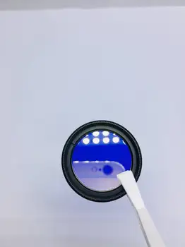 Различни размери-тясна лента филтър 450 нм NBP450-40K със синьо предаване светлина оптично стъкло