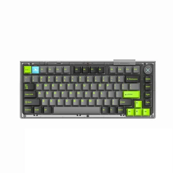 Трехрежимная Механична клавиатура Darmoshark K81 Безжична клавиатура с пълноцветен RGB подсветка BT5.0 2.4 G Type-C Трехрежимная клавиатура