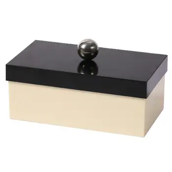 Кутия за съхранение с пылезащитной капак Прахоустойчив кутия за съхранение на козметика с дръжка за инструменти за грим Организация на канцеларски материали
