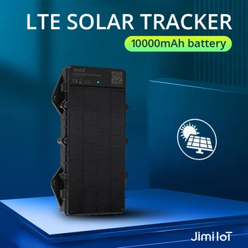 JIMIIOT LL303 Слънчев GPS Тракер 4G Auto Tag Rastreador Водоустойчив Автомобилна Аларма Bluetooth Безжична ПРИЛОЖЕНИЕ Устройство за Проследяване на колата Тучни