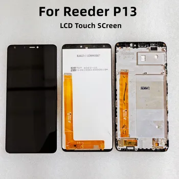 За Reeder P13 Дигитайзер, LCD дисплей и сензорен екран с рамка Reeder P13 подмяна на модула на екрана на дисплея в събирането на