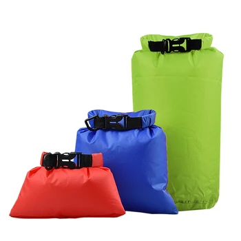 3 непромокаема опаковка на сухо чанта, ултра-леки, сухи торбички, улични чанти за туризъм, скално катерене, каране на каяк, къмпинг, гмуркане, каране на лодка