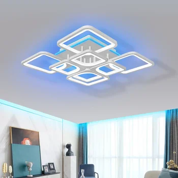 2023 нова полилей домакински лампа модерен блясък с ефект на осветяване хол, спалня, трапезария домакински таванна лампа