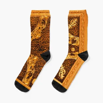 Чорапи със Златен Морски Медальон, екшън чорапи, зимни ретро мъжки Чорапи памук за Момчета високо качество, Женски