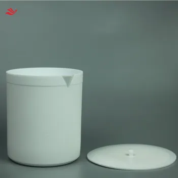 чаша от PTFE с обем 1000 мл голям размер с капак бял непрозрачен