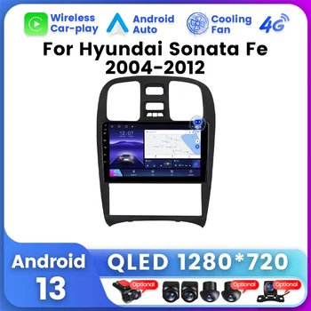 Android 13 QLED Екран За Hyundai Sonata EF 2001-2012 Радиото в автомобила CarPlay Автоматична GPS Навигация Мултимедиен Плейър ADAS DVR