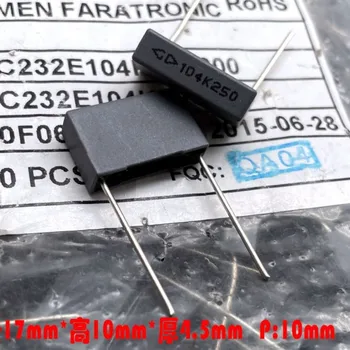 Mkp C322e 0,1 icf 104 100nf 250 В 2д 100 В Защитен филмът кондензатор