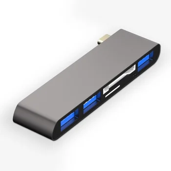 USB C Хъб КЪМ TF Слот За Четене на SD Карти, Хъб 3.0 PD Thunderbolt 3 C USB Хъб Адаптер за MacBook New Pro Air 12 13 15 16