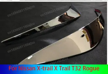 За Nissan X-trail X Trail T32 Измамник 2014 2015 2016, Защитно тампон на ъгъла на предната броня Тапицерия ABS Хромирани авто аксесоари с 2 бр.