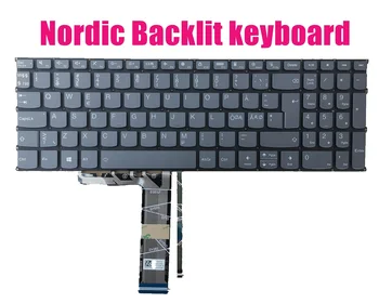 Клавиатура Nordic с подсветка за Lenovo ideapad 5-15ALC05 (82LN)/5-15IIL05 (81YK)