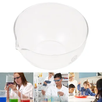 Един изпарителен съд с плоско дъно, Кръгла испарительная чиния със стъклен улей за лаборатория