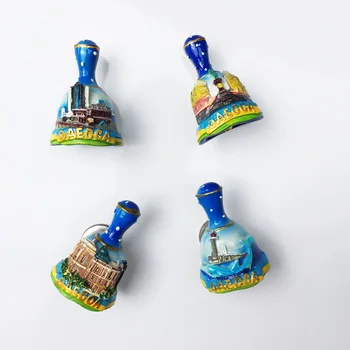 Туристически забележителности на Украйна в Одеса сувенири творчески камбанка занаяти, рисувани със смола, магнитни стикери за хладилник