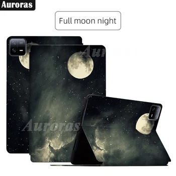 Auroras за Xiaomi Pad 6 11-инчов калъф с шарките на звездна нощ и галактики, защитен калъф за обектив Mi Pad 6 11 