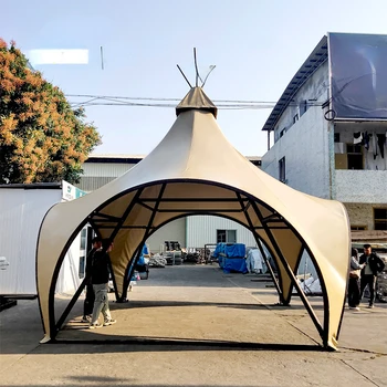 На База на къмпинг в живописен район Ялухе, програмирането, индийски съвместна палатка, шатра за моделиране на гъби, палатка в сламена шапка, дом на звездното небе