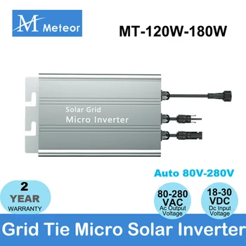 Слънчев Мрежов Инвертор MPPT 120W 150W 180W PV Интелигентна Модулна Микроинверторная Система за постоянен ток в Променлив изход 120V/230V AutoFor Соларен панел