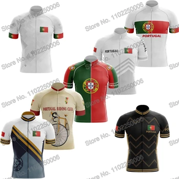 2023 Португалия велосипедна облекло Лятна велосипедна майк мъжка риза за шоссейного под наем с къси ръкави велосипедна риза МТБ Трико
