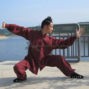 Зашити На Поръчка е Форма на Тай-чи уин Чун Костюм За Бойни изкуства-Ушу Тайдзи Яке и Панталони 25 Цвята Високо Качество Нужда от Измервания