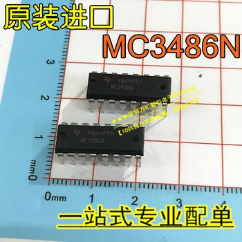 10шт оригинален нов Колектор MC3486N DIP-16 MC3486