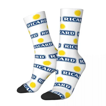 Мъжки чорапи Ricard, Симпатични Смешни чорапи Happy Socks, Аксесоари Harajuku, Средни тръбна чорапи, Малки подаръци