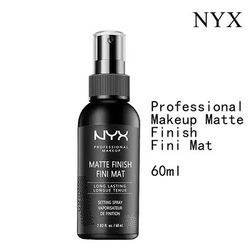 Оригинален NYX Makeup Setting Спрей 60 мл Силен Нелипкий Овлажнител За кожата Без Изсушаване С Матово покритие Fini Mat