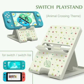 За Switch Lite Поставка за притежателя на Игрови аксесоари за Nintendo Поставка за Switch Регулируема скоба Преносими шаси Animal Crossing База