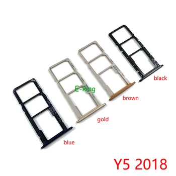 За Huawei Y5 Y6 2018 2019 2020 Нео Слот За Sim-карти на Притежателя на Тавата Гнездо За Четец на Sim карти