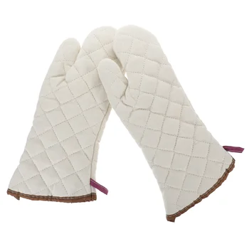 1 Чифт ръкавици за фурна, Топлоизолационна ръкавица, рукавица за микровълнова печка, ръкавица за защита от изгаряния, ръкавица за печене