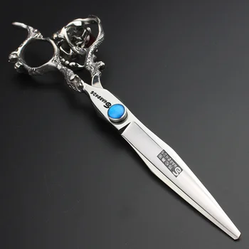 Фризьорски ножици за подстригване на коса 7/8 инча, ножица за изтъняване на коса от неръждаема стомана, салонные фризьорски ножици sapphire fine