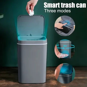 Рециклиране водоустойчива боклук, боклук за баня, Електрическа боклук за кухня, Автоматичен сензор за боклук в кошчето за боклук