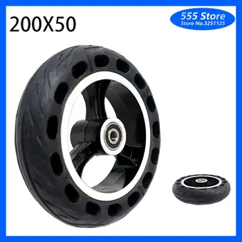 Cellular дължината на гума Размер 200x50 С легкосплавной ступицей, 8-инчов плътна гума, устойчива към удар, износостойкая и не надуваема гума на 200*50