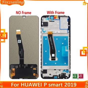 Висококачествен LCD дисплей за Huawei P Smart 2019 LCD Без рамка/С телевизор Дисплей За P Smart 2019 LCD Screen POT-LX1 L21 LX3 LCD
