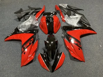Комплект обтекател мотоциклет е Подходящ за Yamaha R25 15-18 години R3 2015 2016 2017 2018 Обтекател Черно червено