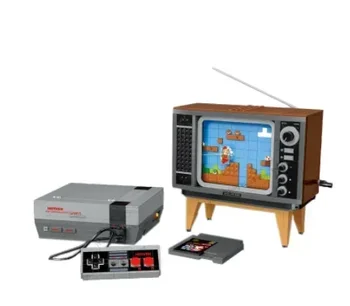 71374 Super NES Конзолата на Nintendo Entertainment System Модел Градивен Brick Assembly TV Играта е Детска Играчка, Детски тухли Подарък