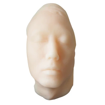 Тренировъчен силикон манекен за инжектиране, модел лицето, модел на главата за обучение, практически занимания с ученик-эстетиком