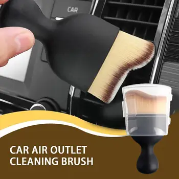 Мека четка за почистване на салона на Автомобила Инструменти за освобождаване на въздух от арматурното табло поддръжка Отстраняване на офис прах Детайли на автомобила Почистване на дома X2O9