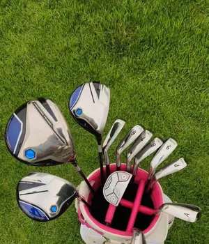Мъжки комплект стикове за голф M-P12-00, удобен за игра на голф на дълги разстояния, пълен комплект, без чанти, безплатна доставка