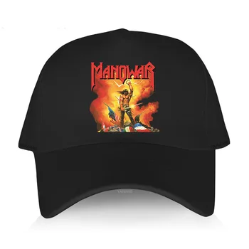 Нова мъжка шапка Sunlight за почивка с метално покритие Manowar, тежки бейзболни шапки, унисекс, дишащи улични шапки от памук