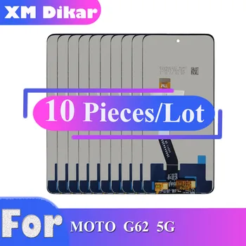 10 БР. за Motorola Moto G62 LCD дисплей 5G + смяна на цифровия преобразувател на сензорен екран за LCD екрана Moto G62