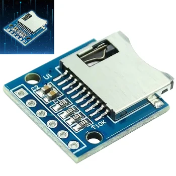 Модул Micro SD Такса за разширяване на паметта SPI 5V 3.3 V Карта Micro SD TF 6 Контакти за защита на Модул памет за Arduino