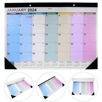 20232024 Стенен календар в хола на английски език, настолни календари, планиране на работното време, тенис на Доброто Каландр