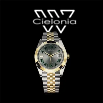 Оригинални мъжки механични часовници с високо качество AAA, римски циферблат, водоустойчив със сапфир, неръждаема стомана 904L