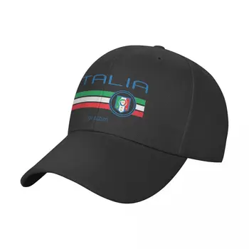 Футбол - Италия (Бели на напускане) бейзболна шапка от слънцето, детска шапка, мъжки луксозни летни шапки, детска шапка за момчета, жена