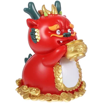 Прасенце Дракон От смола Dragon Coin Bank Банка за Спестяванията на Монети Китайски Коледен Подарък