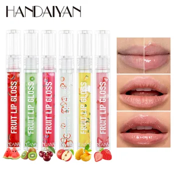 HANDAIYAN 6-Цветен плодов гланц за устни Beauty lipgloss са Хидратиращи червило срещу напукване Balsamo Labial Hidratante
