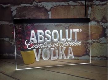 b14 Absolut Vodka Държава Швеция Бирария led неонова реклама на бар