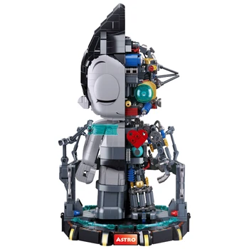 Карикатура Sluabn Японско Класическо Аниме Mighty Atom Robot Строителни блокове Astroboy Фигурки Тухли на Модела Комплекти Детска играчка MOC в подарък