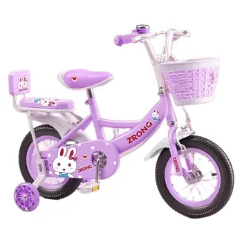 Велосипед за деца, детска количка за момичета 3-6-8-10 години, детски велосипеди, детски велосипеди с помощен колело