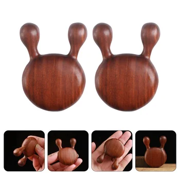 Дървени масажисти за носа от 2 елемента, Инструмент Faical Gusha, Дървени тел за носа, Масажисти за лице за жени