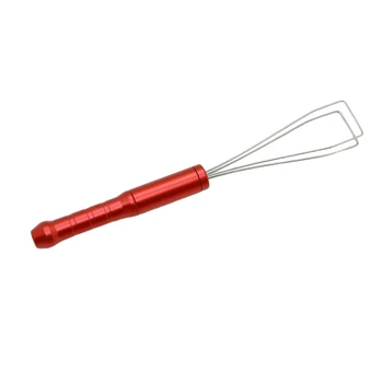 Гребец капачка за ключове от алуминиева сплав, тристепенна инструмент за премахване на капсула за компютърна механична клавиатура (червен)