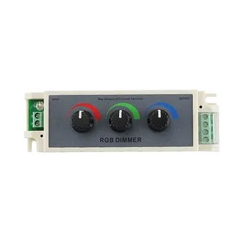 Производство И Продажба на Едро Хит на Продажбите 3-Канален Регулатори за Постоянен Ток 12 v-24-За помещения С Ръчна Дръжка, Intelligent Rgb LED Strip Controller